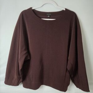 Ann Taylor Deep Burgundy Top Size Medium